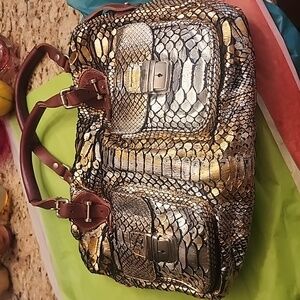 Pauric Sweeney genuine python bag
